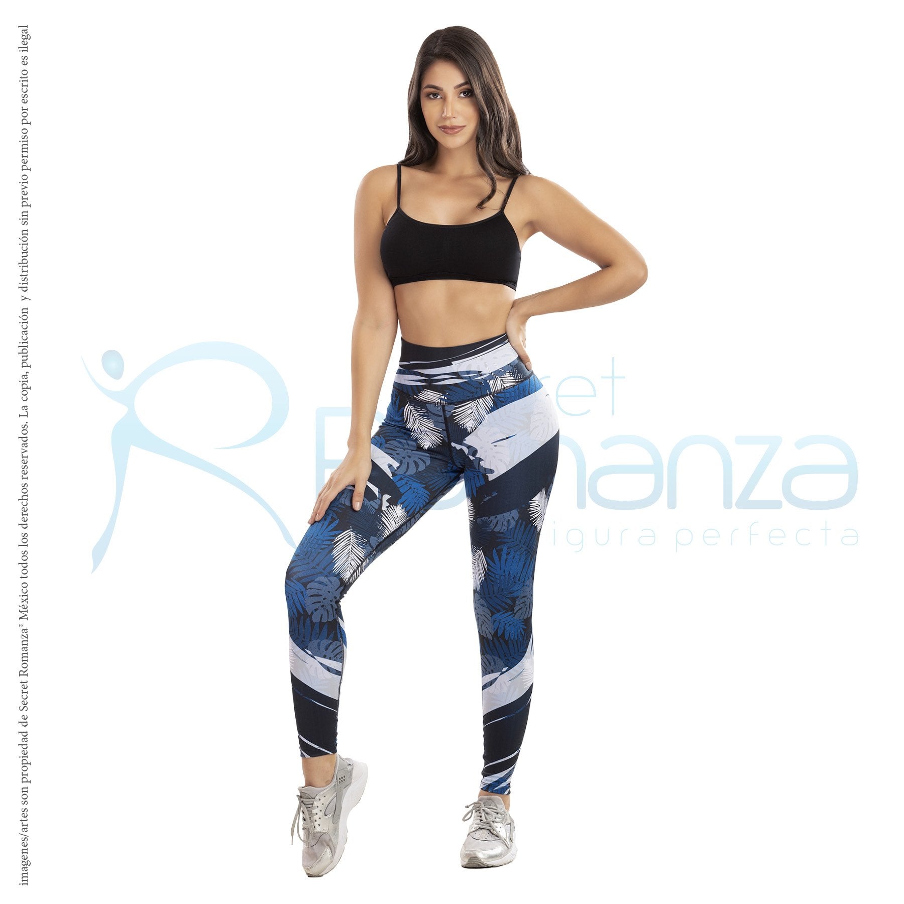 Mod. 7019E Leggins Control Selva Azul